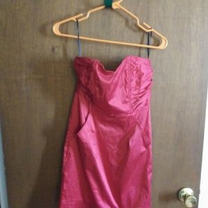 KLd Signature strapless dress